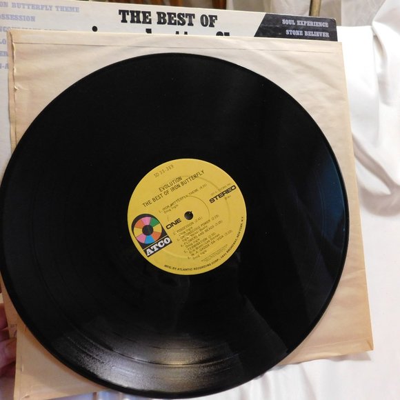 The Best of Iron Butterfly Evolution LP Vinyl Record 1971 Vintage - Picture 8 of 9